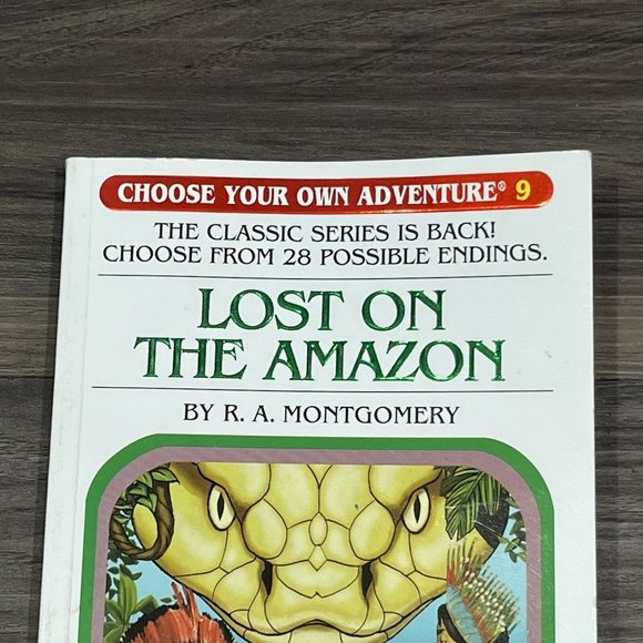 2005 Choose Your Own Adventure Paperback Book #9 Lost On The Amazon - Picture 2 of 16